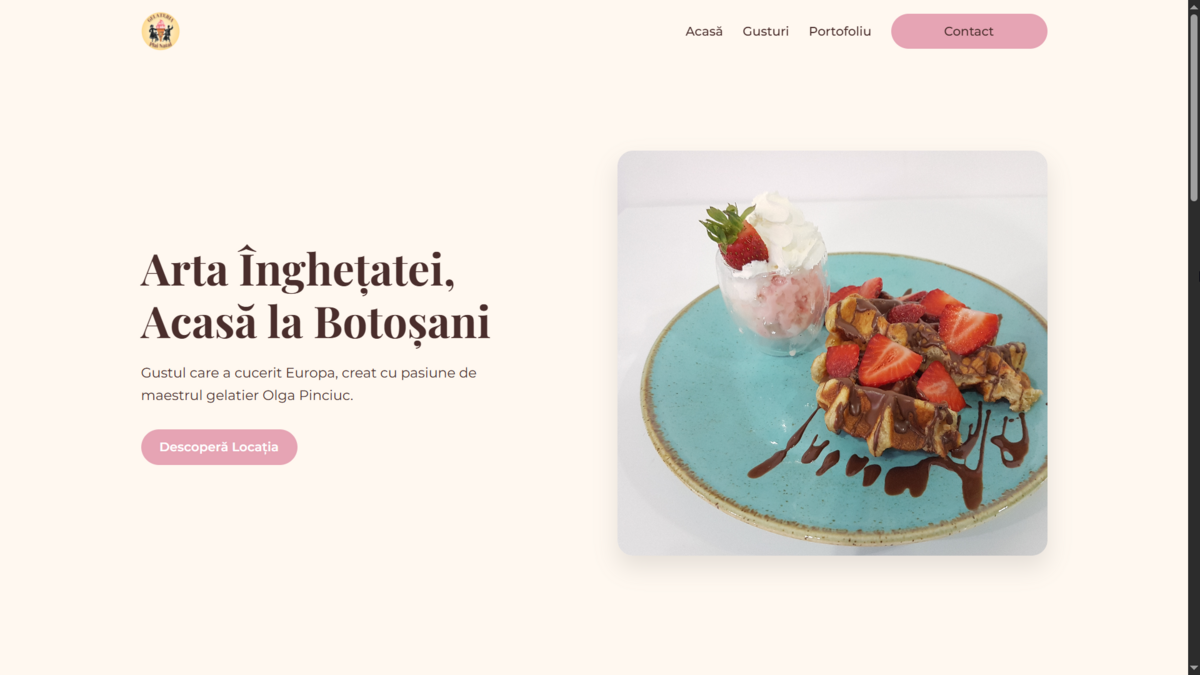 Gelateria Plai Natal Website